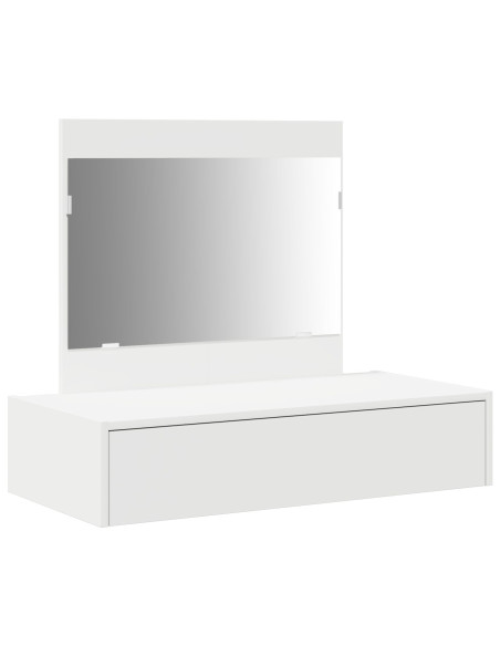 Tavolo da trucco da parete  Bianco 83x40x70 cm
