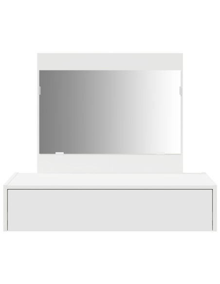 Tavolo da trucco da parete  Bianco 83x40x70 cm