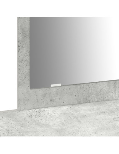 Tavolo da Trucco Grigio 100 x 40 x 70 cm Legno multistrato