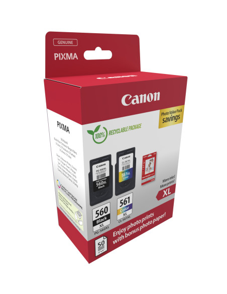 Canon 3712C008 cartuccia d'inchiostro 2 pz Originale Resa elevata (XL) Nero, Ciano, Magenta, Giallo