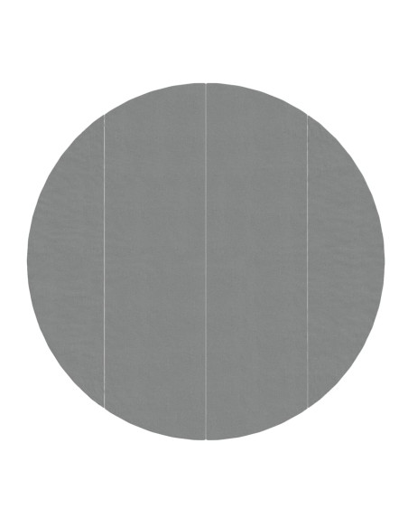 Telo Sotto Piscina Grigio Chiaro Ø458 cm Geotessile Poliestere