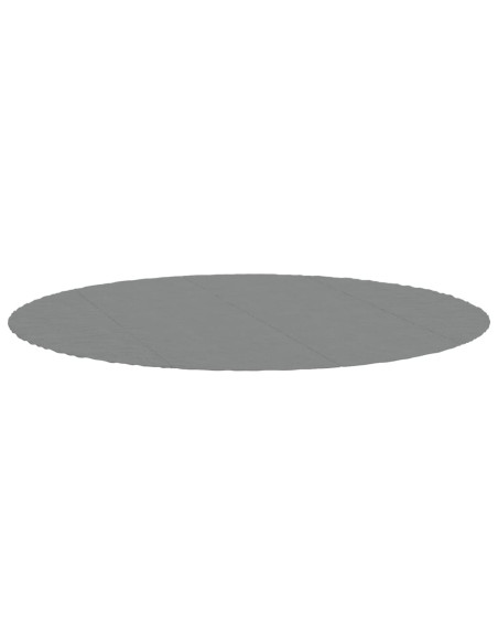 Telo Sotto Piscina Grigio Chiaro Ø458 cm Geotessile Poliestere