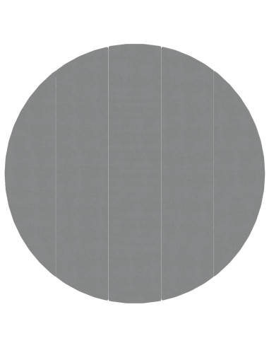 Telo Sotto Piscina Grigio Chiaro Ø550 cm Geotessile Poliestere