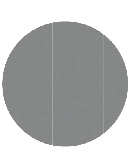 Telo Sotto Piscina Grigio Chiaro Ø550 cm Geotessile Poliestere