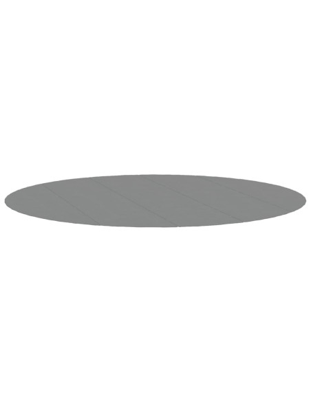 Telo Sotto Piscina Grigio Chiaro Ø550 cm Geotessile Poliestere