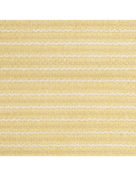 Schermo Frangivista per Balcone Beige 75x500 cm in HDPE