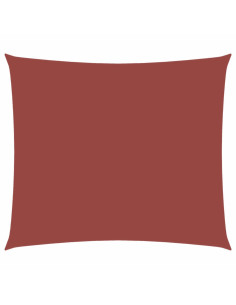 Parasole a Vela Oxford Rettangolare 2,5x3 m Terracotta