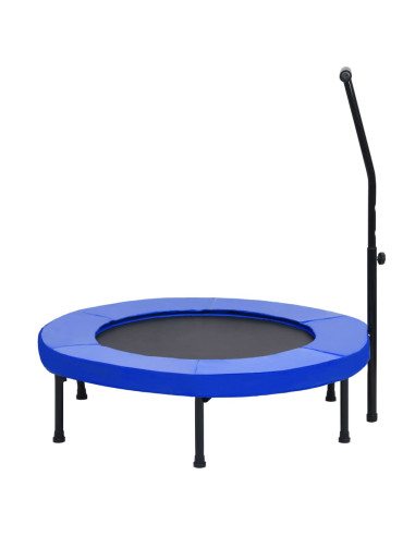 Trampolino da Fitness con Manico e Tappetino di Sicurezza 102cm