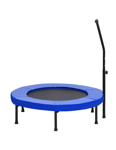 Trampolino da Fitness con Manico e Tappetino di Sicurezza 102cm