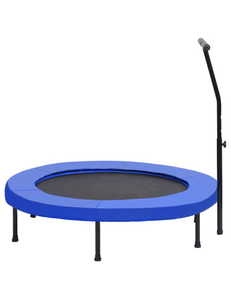 Trampolino da Fitness con Manico e Tappetino di Sicurezza 122cm