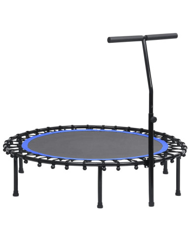 Trampolino da Fitness con Manico e Tappetino di Sicurezza 122cm