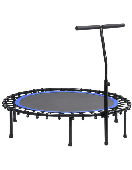 Trampolino da Fitness con Manico e Tappetino di Sicurezza 122cm