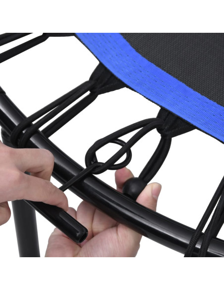 Trampolino da Fitness con Manico e Tappetino di Sicurezza 122cm