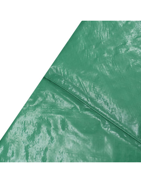 Tampone di Sicurezza PE Verde per Trampolino Rotondo di 4,26 m