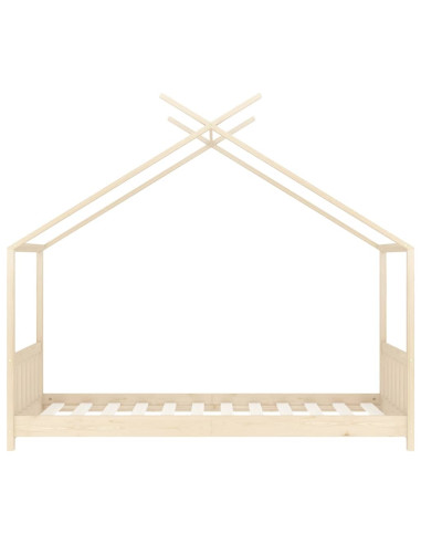 Giroletto per Bambini in Legno Massello di Pino 80x160 cm