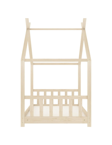 Giroletto per Bambini in Legno Massello di Pino 80x160 cm