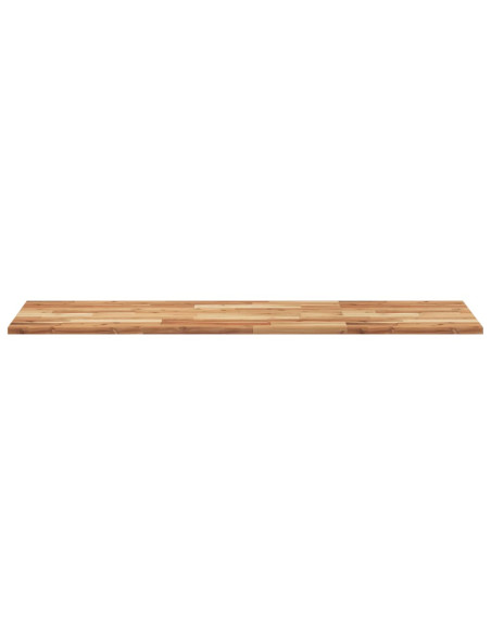 Piano Tavolo Rettangolare 120x50x2cm Legno Massello di Acacia