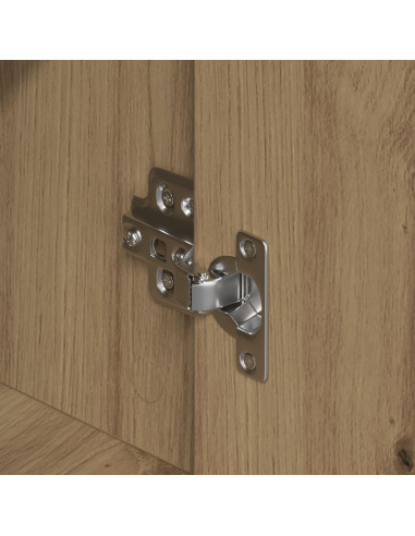 Credenza con cassetto 2 pcs Rovere artigianale 60 x 31 x 84 cm