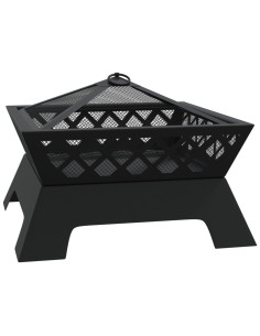 Braciere con Attizzatoio 50 cm XXL in Acciaio 2