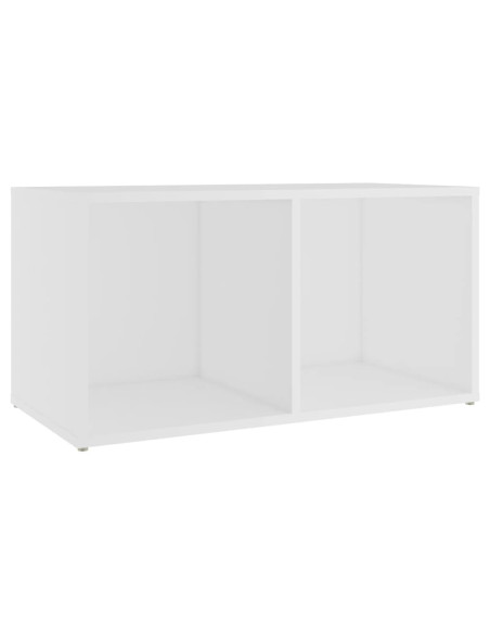 Mobile Porta TV Bianco 72x35x36,5 cm in Legno Multistrato