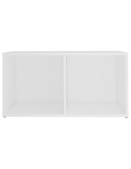 Mobile Porta TV Bianco 72x35x36,5 cm in Legno Multistrato