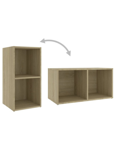 Set Mobili TV 6 pz Rovere Sonoma in Truciolato