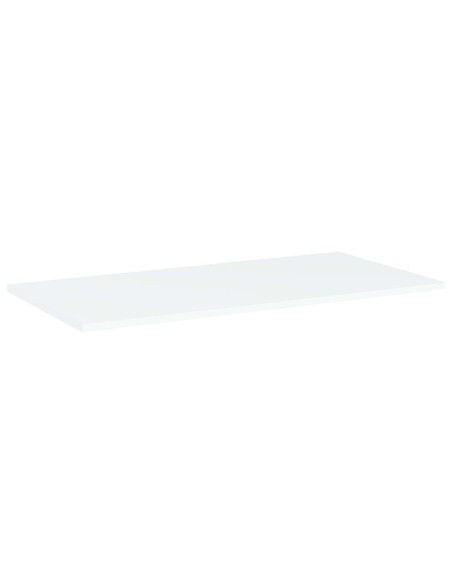 Ripiani per Libreria 4pz Bianchi 80x40x1,5 cm Legno Multistrato