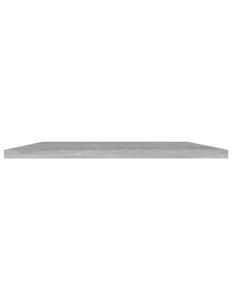 Ripiani per Libreria 4pz Grigio Cemento 80x40x1,5cm Multistrato