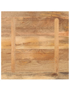 Piano per Tavolo 70x70x2,5 cm Quadrato Legno Massello di Pino