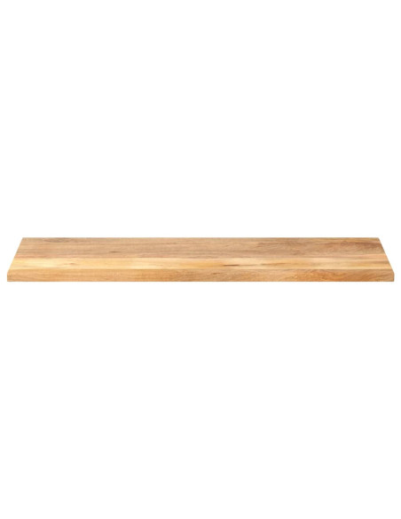 Piano per Tavolo 140x50x2,5cm Rettangolare Legno Massello Mango