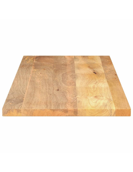 Piano per Tavolo 140x60x3,8cm Rettangolare Legno Massello Mango