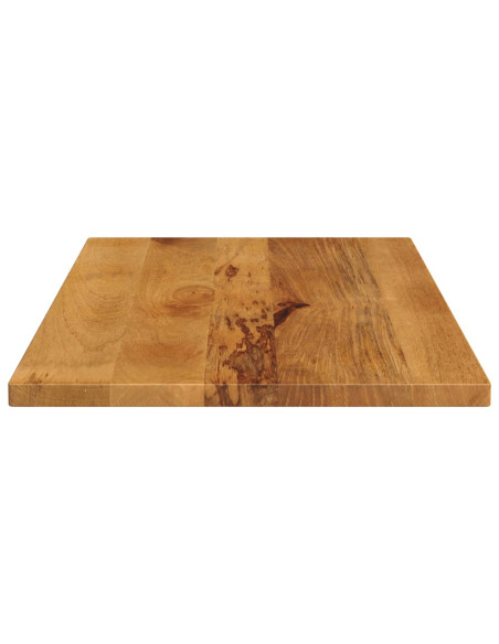 Piano per Tavolo 80x60x2,5 cm Rettangolare Legno Massello Mango