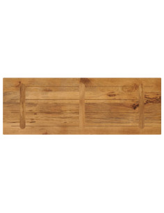 Piano per Tavolo 160x50x3,8cm Rettangolare Legno Massello Mango