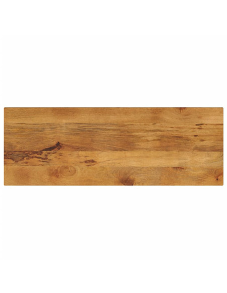 Piano per Tavolo 160x50x3,8cm Rettangolare Legno Massello Mango