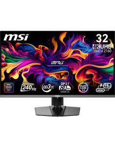 MSI MPG 322URX QD-OLED Monitor PC 80 cm (31.5") 3840 x 2160 Pixel 4K Ultra HD Nero