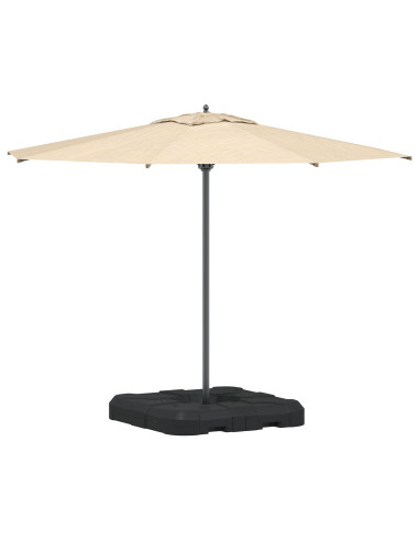 Base per Ombrellone a Braccio Nero 88,5 x 88,5 x 12 cm