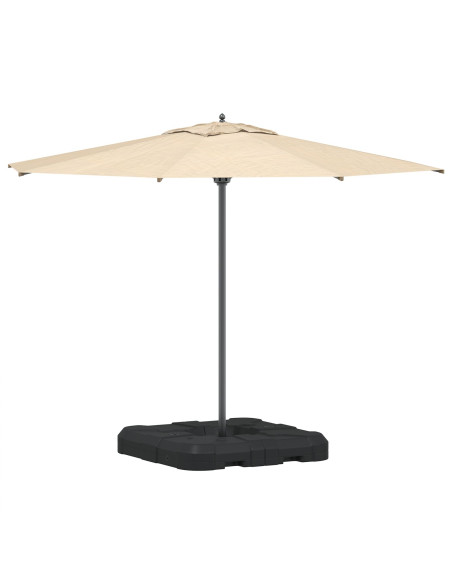 Base per Ombrellone a Braccio Nero 88,5 x 88,5 x 12 cm