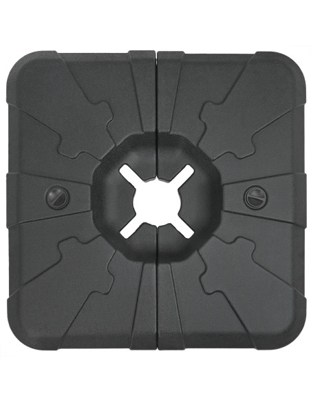 Set di 2 basi per ombrelloni cantilever da 110 kg di sabbia o 70 kg d'acqua