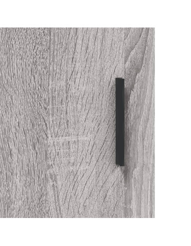 Credenza Grigio Sonoma 69,5x34x180 cm in Legno Multistrato