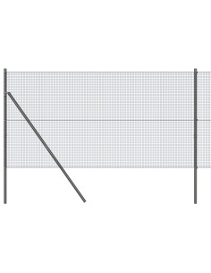 Palo della recinzione Grigio 25 x 1,2 m (rete 16 x 16 mm) 2
