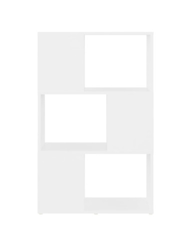 Libreria/Divisorio Bianco 60x24x96 cm in Legno Multistrato