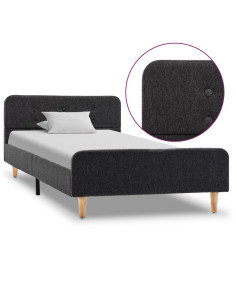 Giroletto Grigio Scuro in Stoffa Ruvida 90x200 cm 2