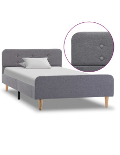 Giroletto Grigio Chiaro in Tessuto 90x200 cm 2