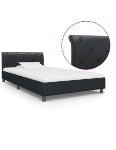 Giroletto Nero in Similpelle 100x200 cm