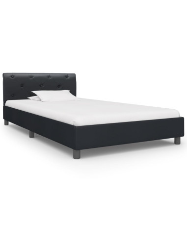 Giroletto Nero in Similpelle 100x200 cm