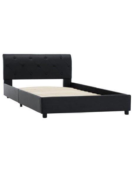 Giroletto Nero in Similpelle 100x200 cm