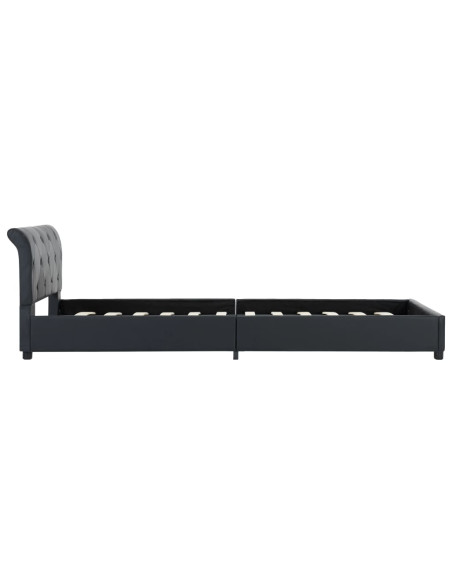 Giroletto Nero in Similpelle 100x200 cm