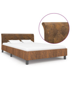 Giroletto Marrone in Similpelle Scamosciata 140x200 cm