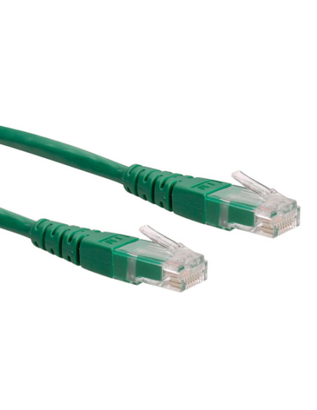 ROLINE CAVO UTP PATCHCORD CAT.6, CLASS E, VERDE, 2M