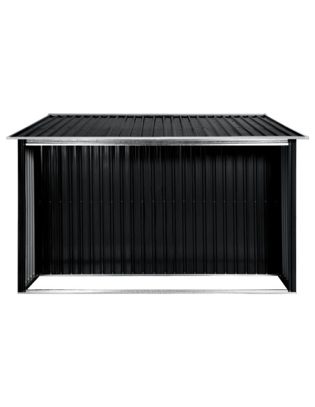 Capanno con Porte Scorrevoli Antracite 329,5x312x178cm Acciaio
